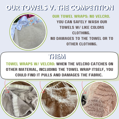 UWRAPT - Towel & Towel Wrap All-in-One. No Velcro or Elastic. Adjustable. Bath Wraps for Women Shower Wrap Towel Spa Wrap Sauna Towel Wrap for Women