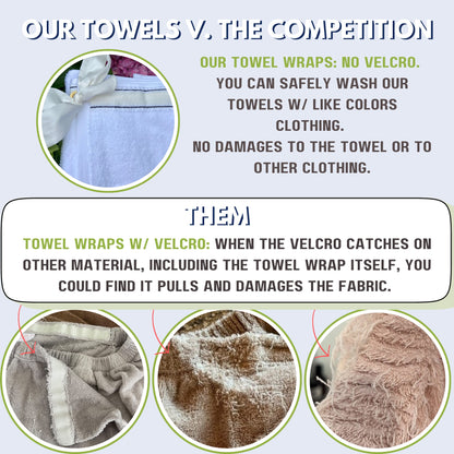 UWRAPT - Towel & Towel Wrap All-in-One. No Velcro or Elastic. Adjustable. Bath Wraps for Women Shower Wrap Towel Spa Wrap Sauna Towel Wrap for Women