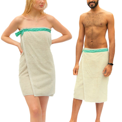 UWRAPT - Towel & Towel Wrap All-in-One. No Velcro or Elastic. Adjustable. Bath Wraps for Women Shower Wrap Towel Spa Wrap Sauna Towel Wrap for Women