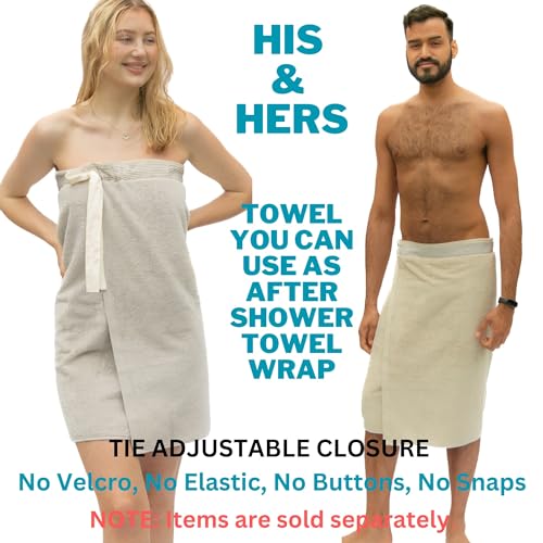 UWRAPT - Towel & Towel Wrap All-in-One. No Velcro or Elastic. Adjustable. Bath Wraps for Women Shower Wrap Towel Spa Wrap Sauna Towel Wrap for Women